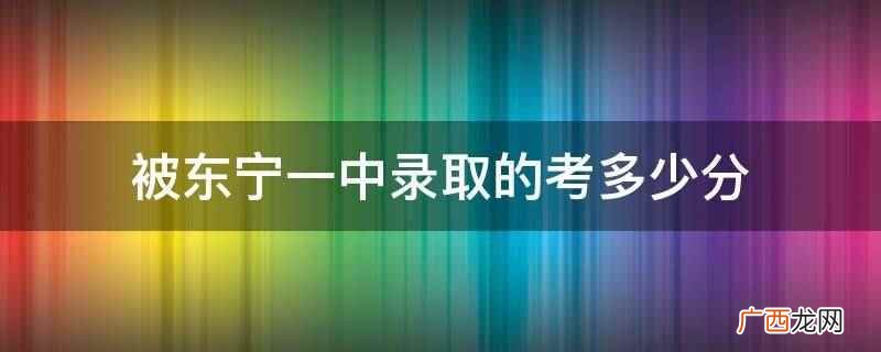 2022年东宁一中录取分数线 被东宁一中录取的考多少分
