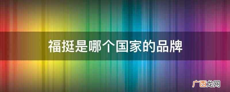 无锡 福挺科技有限公司怎么样 福挺是哪个国家的品牌