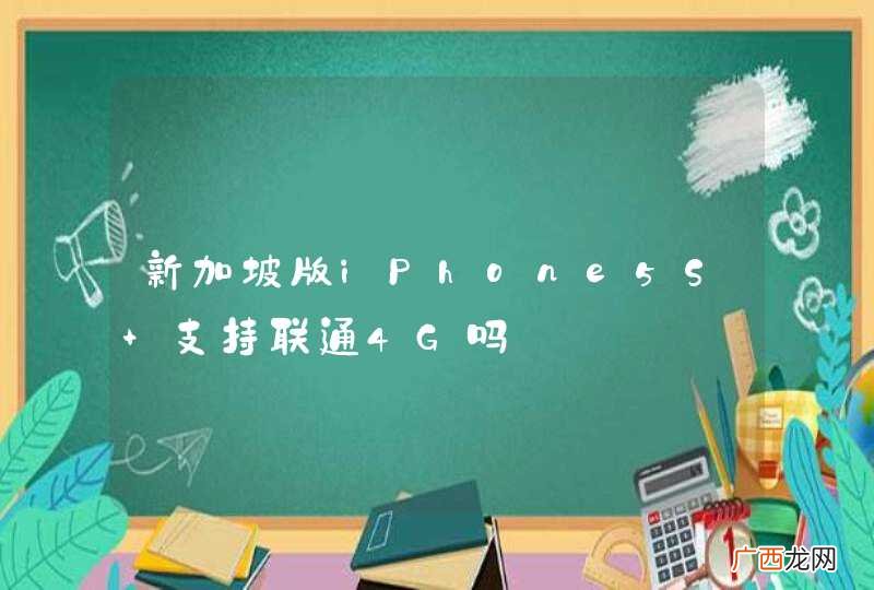 新加坡版iPhone5S 支持联通4G吗