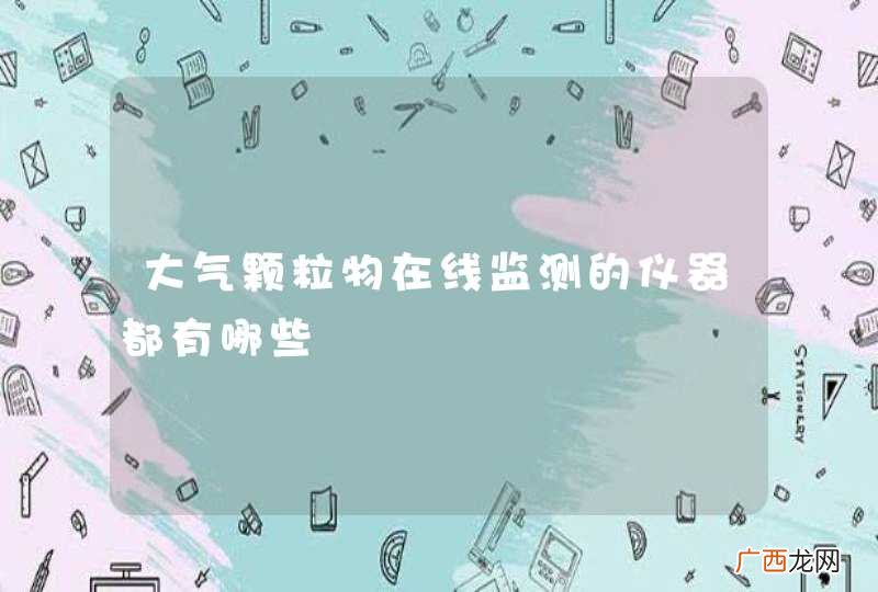 大气颗粒物在线监测的仪器都有哪些