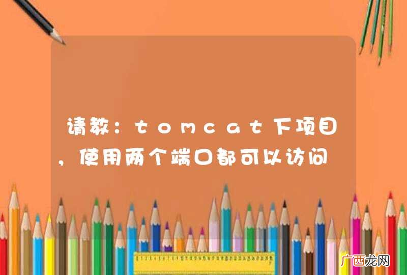 请教：tomcat下项目，使用两个端口都可以访问