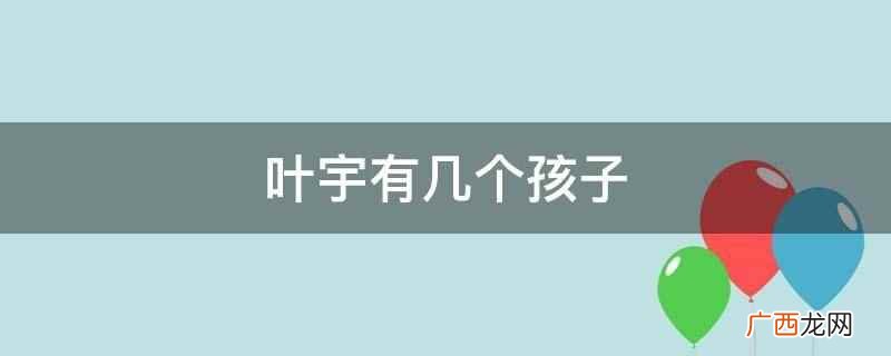 《独步逍遥》:人物、情节、环境是小说的三要素 叶宇有几个孩子