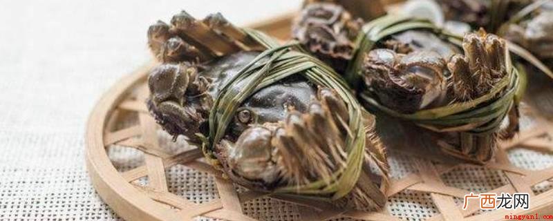 大闸蟹是河蟹的一种,别名为中华螯蟹 大闸蟹绑着的要不要洗