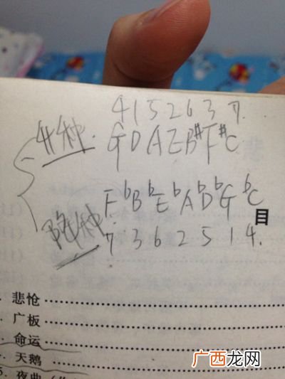 五个降号是什么调,两个升号，五个升号，七个升号分别是什么调？