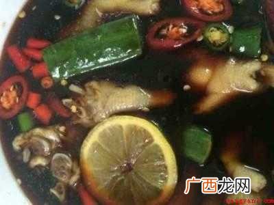 柠檬泡爪的做法和配料