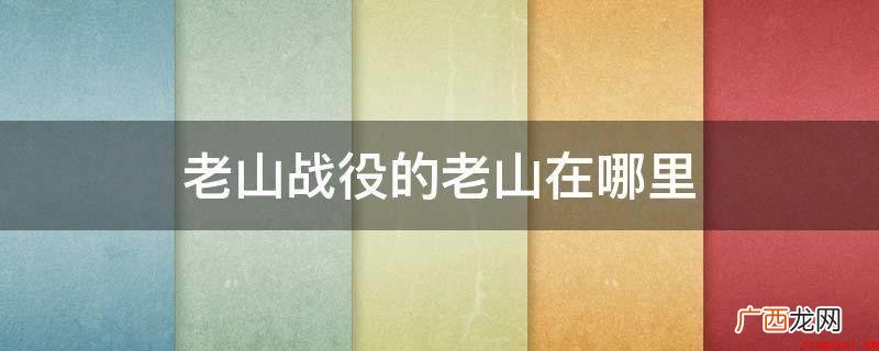 老山战役是中国与越南的一场十分残酷争霸战,对中国而言十分惨忍 老山战役的老山在哪里