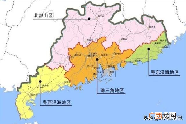 广东粤西是指哪几个地方,广东的粤东粤西粤北分别指的是哪些市？