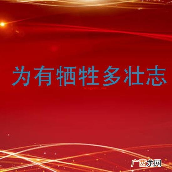 为有牺牲多壮志 敢教日月换新天的上一句是怎么说的？