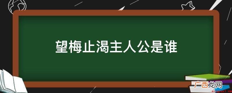 成语画饼充饥形容心愿没法完成,用妄想安慰自己 望梅止渴主人公是谁