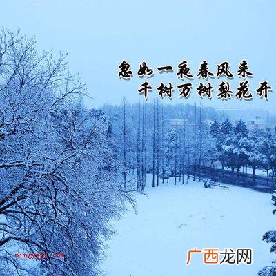 冬天 忽如一夜春风来是描写的什么季节？