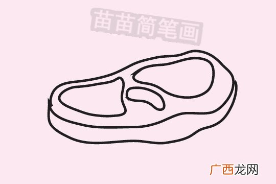 牛排怎么画如何画简易牛排,鱼肉牛排简笔画？