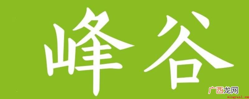 新字典词语丰富多彩,数据量大 峰谷是什么意思