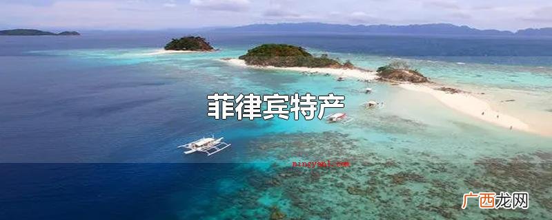 菲律宾特色产品有哪些? 菲律宾特产