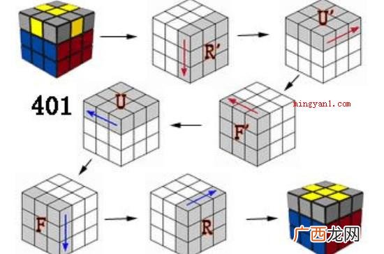 还原魔方要依照七个流程 3x3魔方公式图解