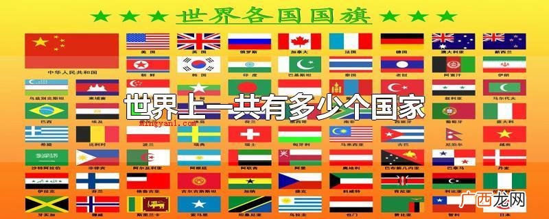世界上一共有多少个国家