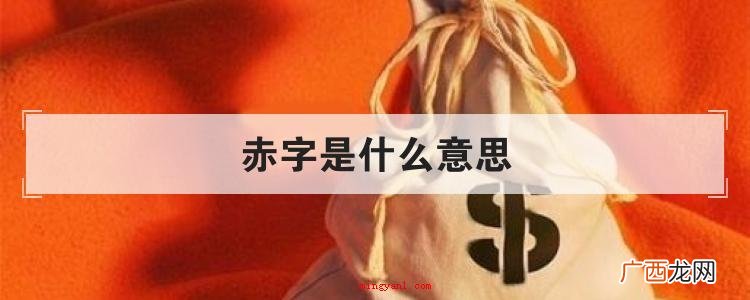 财政局赤字指的是什么? 赤字是什么意思