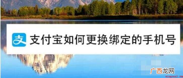 支付宝绑定手机号码怎么修改