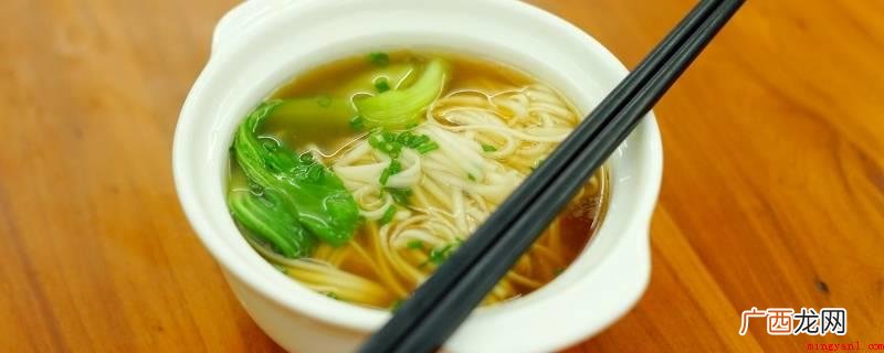 江南一带知名的传统式面食小吃 阳春面是什么面