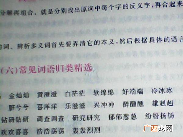 ABBB式词语有哪些,有ABBB式的成语吗？