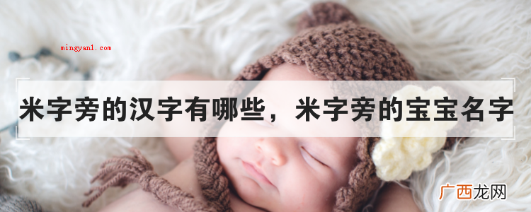 中国文化旁源远粳粋粆粁粁字有哪些? 米字旁的汉字有哪些，米字旁的宝宝名字