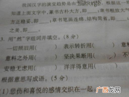 然的组词有哪些,然字有多少组词？
