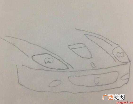法拉利跑车如何画