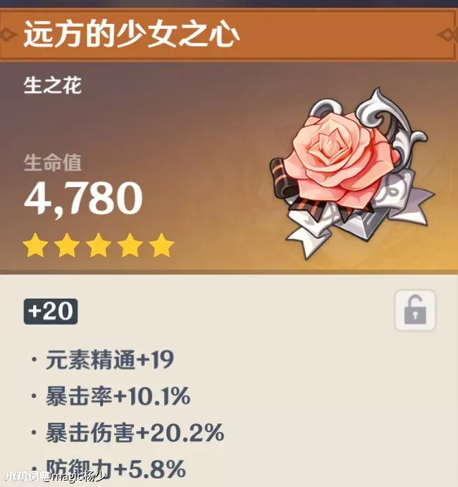 暴击率、暴伤 少女这一套圣遗物双爆词条数据很高的状况 勇往直前少女套是什么梗