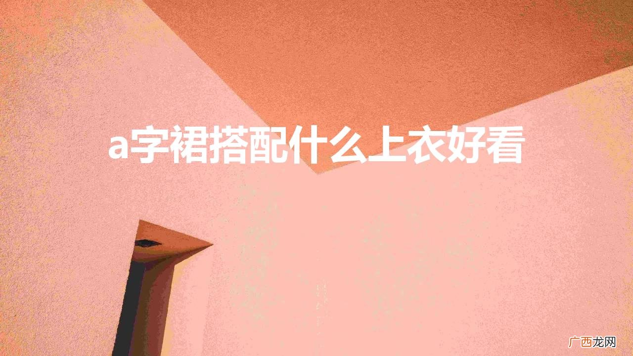 夏天穿什么裙子更显瘦 a字裙搭配什么上衣好看