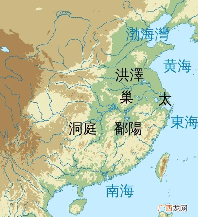 五湖四海哪五湖,五湖四海位置分布图?