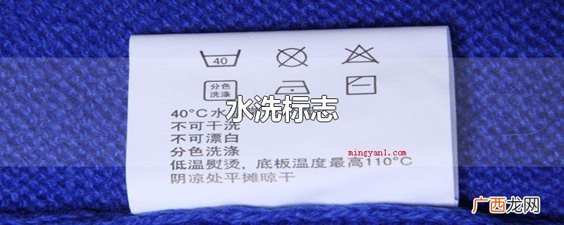 水洗标志的洗涤方式有哪些? 水洗标志