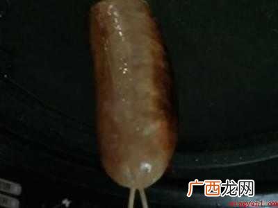 火山石烤肠家庭煎法