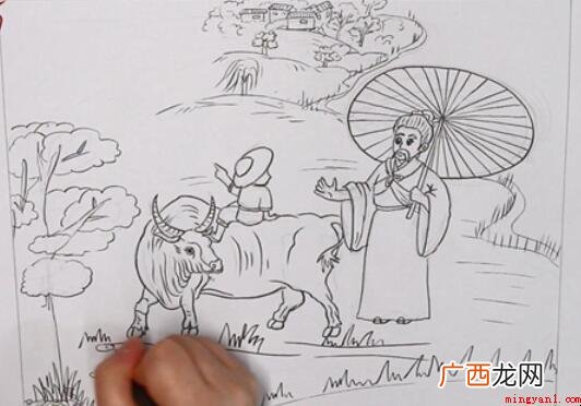 《清明》古诗配画是什么