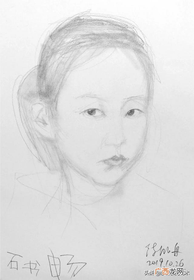 画真人头像素描的技巧,什么样的素描真人头像才是画的好的头像？