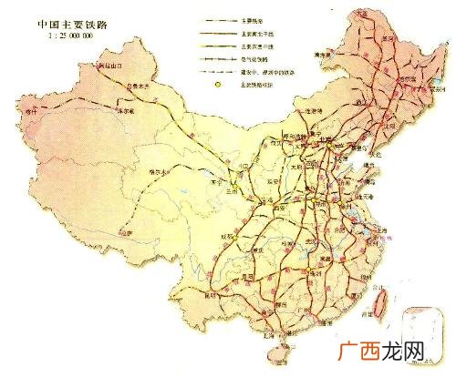 三横五纵 三横五纵的铁路干线名称,求：我国主要铁路干线名称及图？