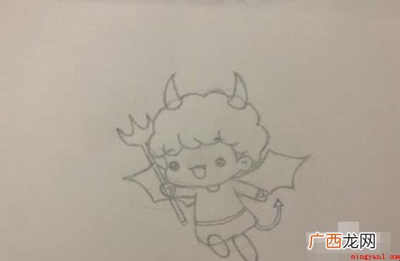 恶魔简笔画怎么画 喜爱画画是孩子们的天性 恶魔简笔画怎么画