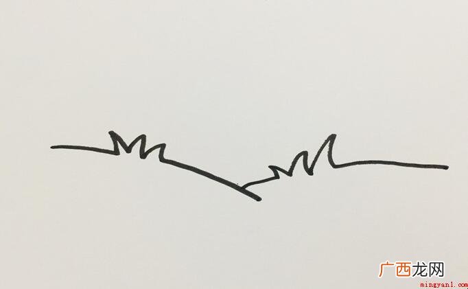 草坪简笔画怎么画 草地上有草的话就可以了 草坪简笔画怎么画