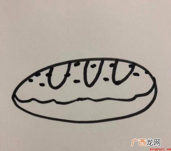 面包简笔画怎么画? 面包简笔画怎么画
