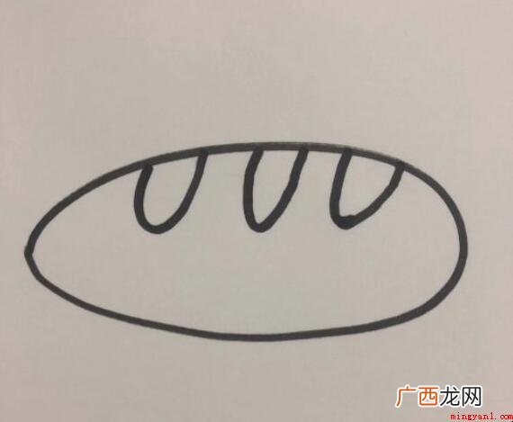 面包简笔画怎么画? 面包简笔画怎么画