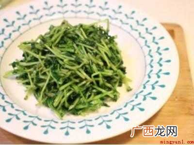 清炒豆苗怎么做好吃窍门