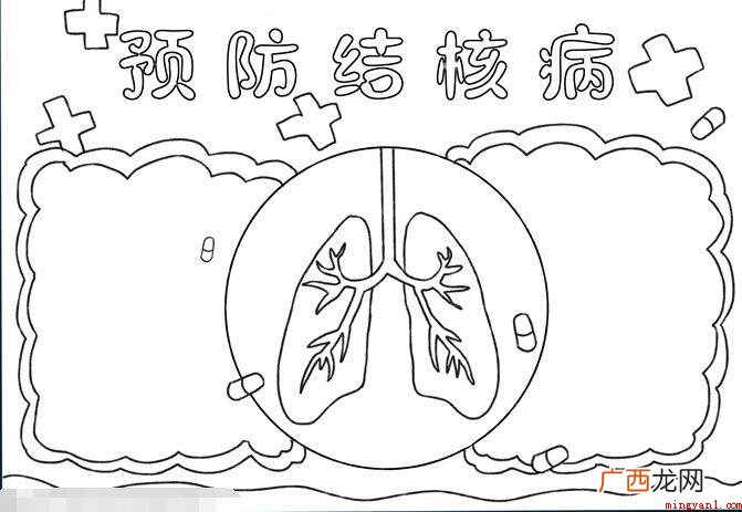 预防结核病手抄报怎么画