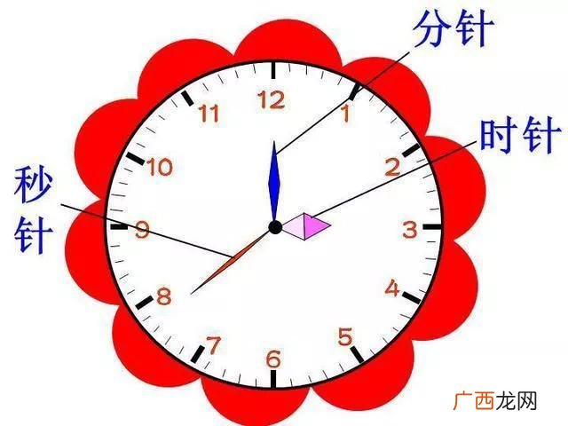 钟表表盘上的数字讲解 钟面上有几个小格