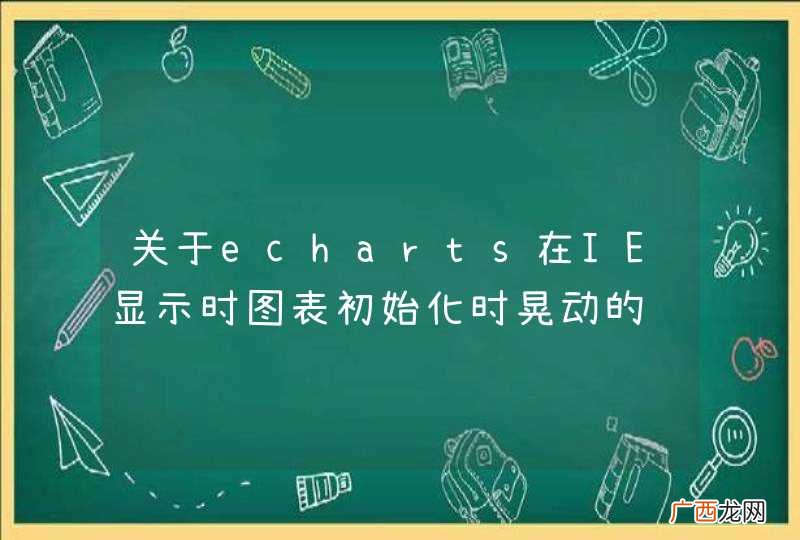 关于echarts在IE显示时图表初始化时晃动的问题