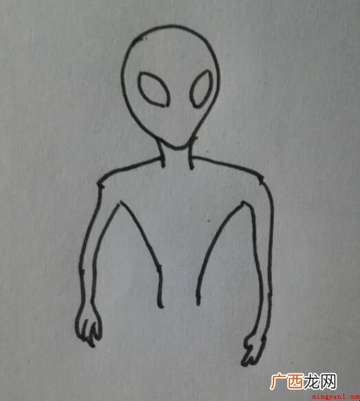 外星人简笔画怎么画 全部内容了 外星人简笔画怎么画