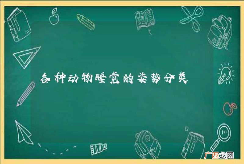 各种动物睡觉的姿势分类