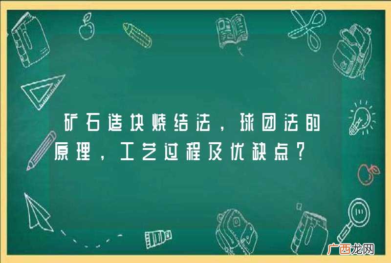 矿石造块烧结法，球团法的原理，工艺过程及优缺点？