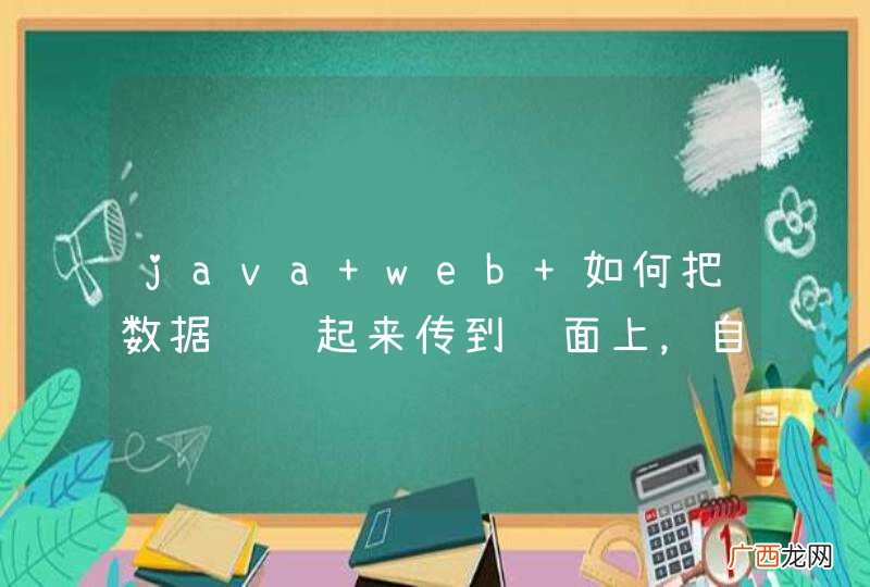 java web 如何把数据组织起来传到页面上，自动生成一个下拉树呢?