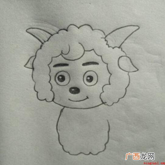 喜羊羊简笔画怎么画 画法简介 喜羊羊简笔画怎么画
