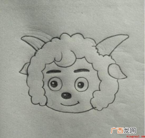 喜羊羊简笔画怎么画 画法简介 喜羊羊简笔画怎么画