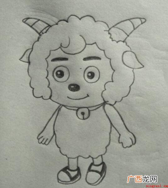 喜羊羊简笔画怎么画 画法简介 喜羊羊简笔画怎么画