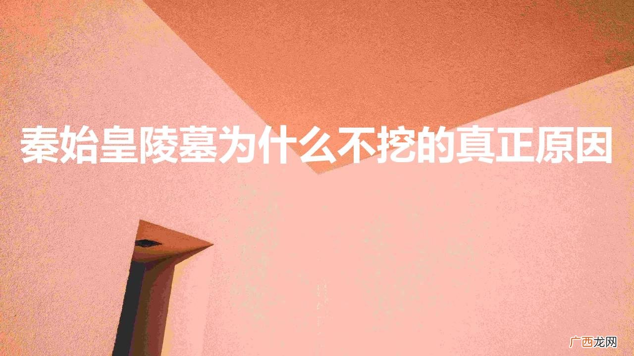 秦始皇陵墓不开挖真相 秦始皇陵墓为什么不挖的真正原因
